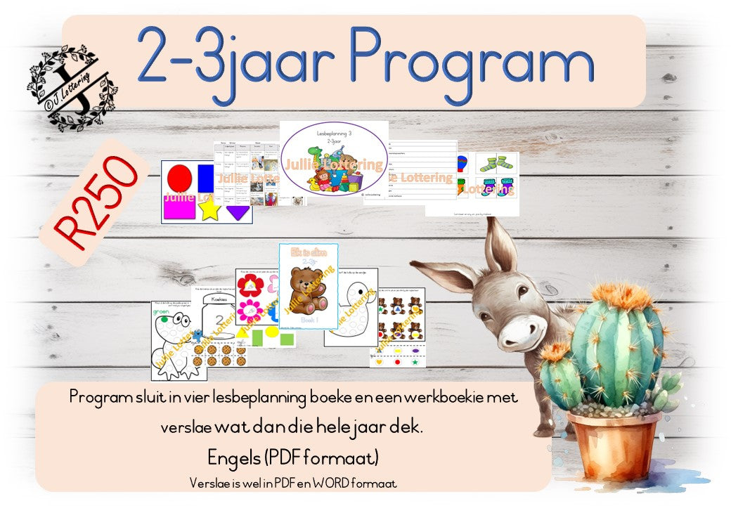 2–3 Years Full Year Curriculum – English (Printable PDF)