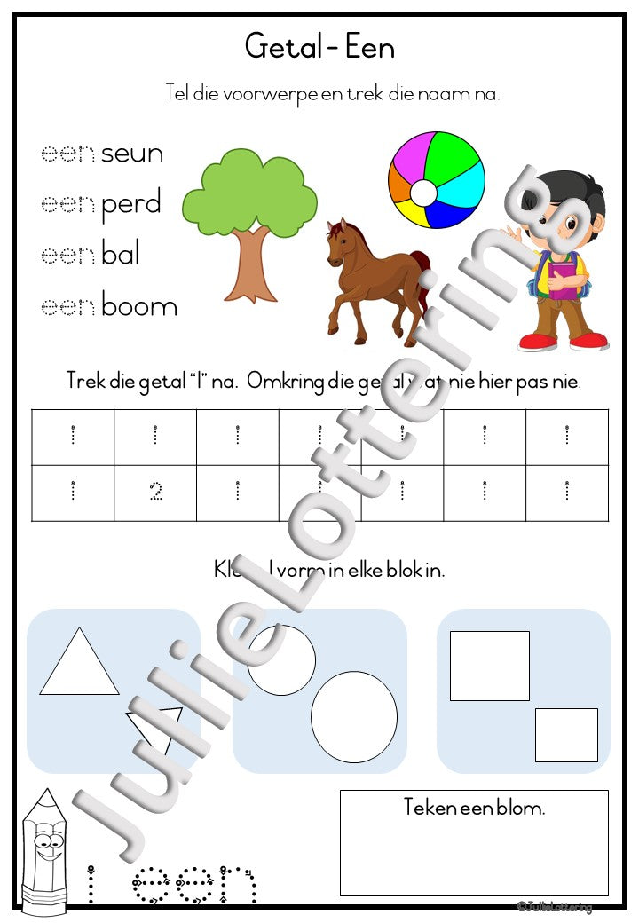 Ek is slim werkboek 2 - graad 1 Afrikaans