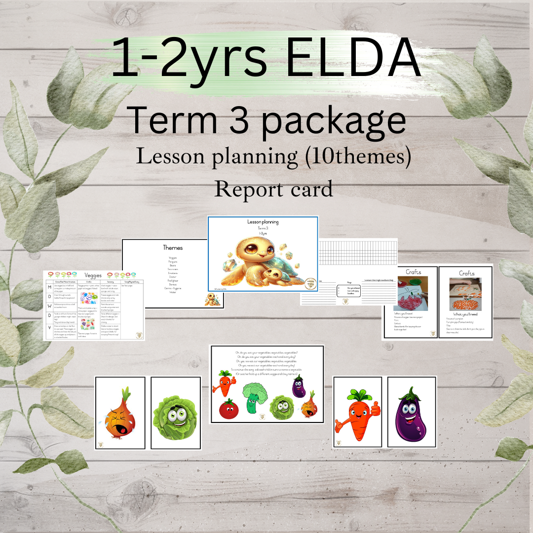 1–2 Year ELDA Full Year Curriculum (English) – Term 1–4 | PDF & Word