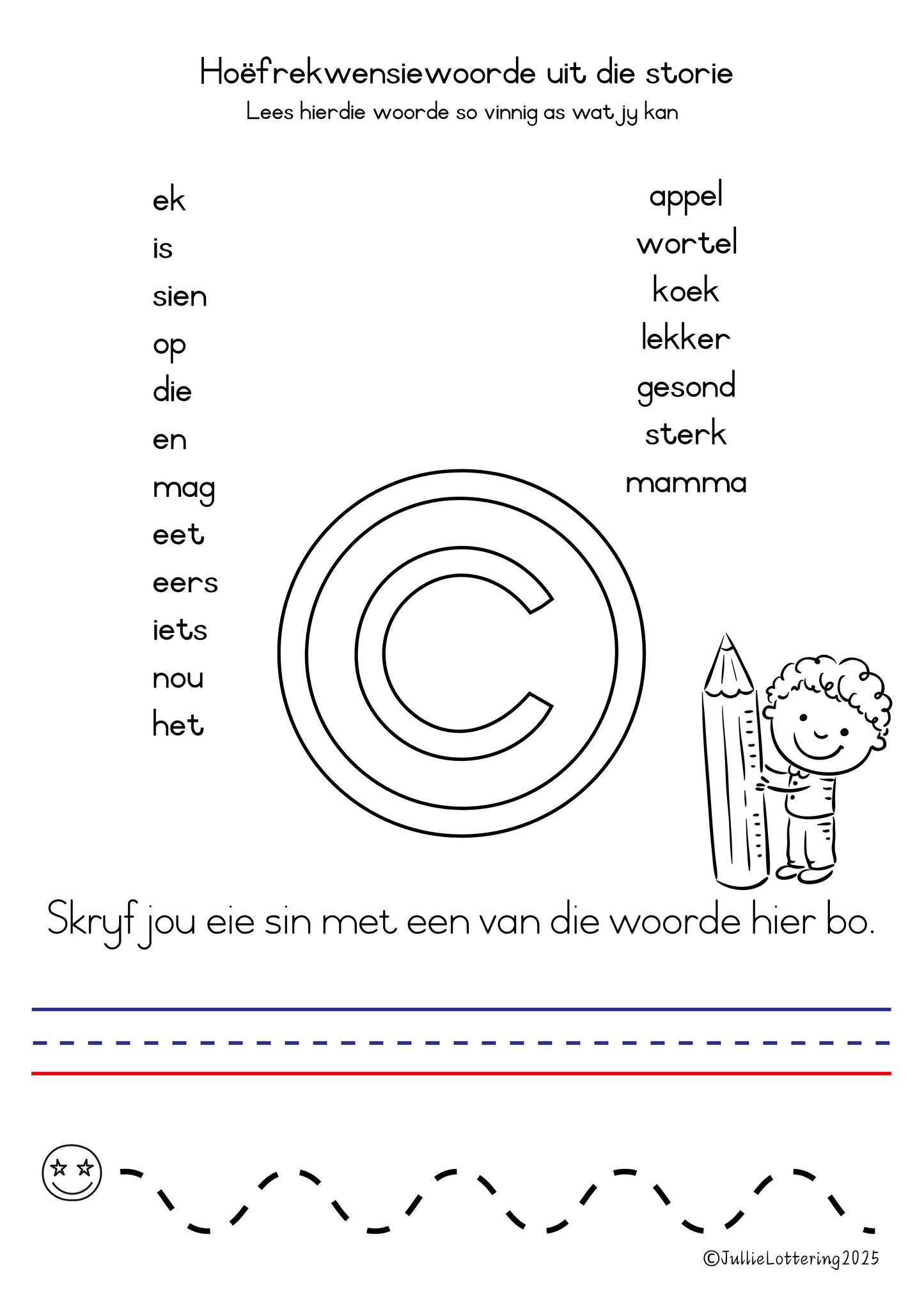 Lekker en Gesond Begripstoets Graad 1