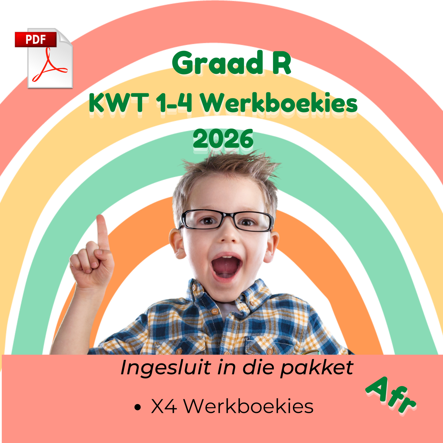 Graad R CAPS Werkboek Bundel – Kwartaal 1–4 Drukbare PDF (2026)