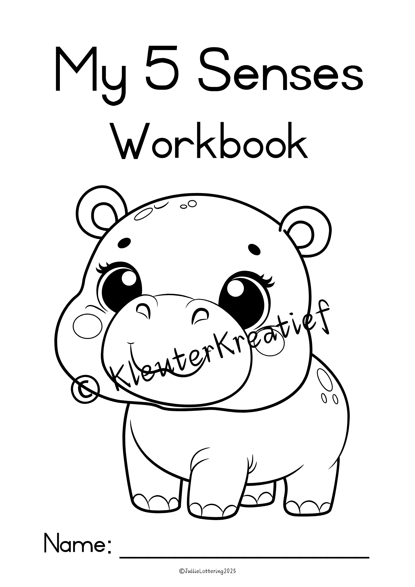 5 Senses Workbook Grade 1-3