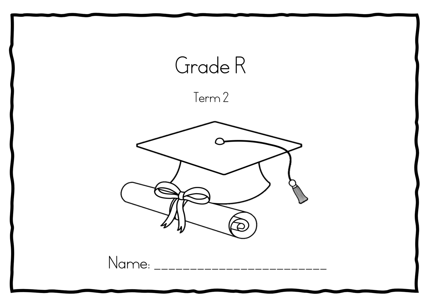 Grade R Report Cards – Term 1–4 – English (Printable PDF)