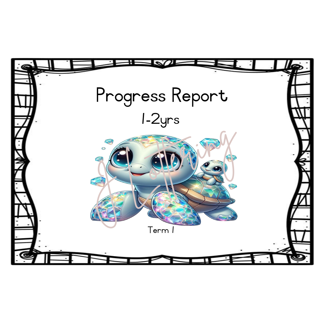 1–2 Years Report Cards – Term 1–4 – English (2024)
