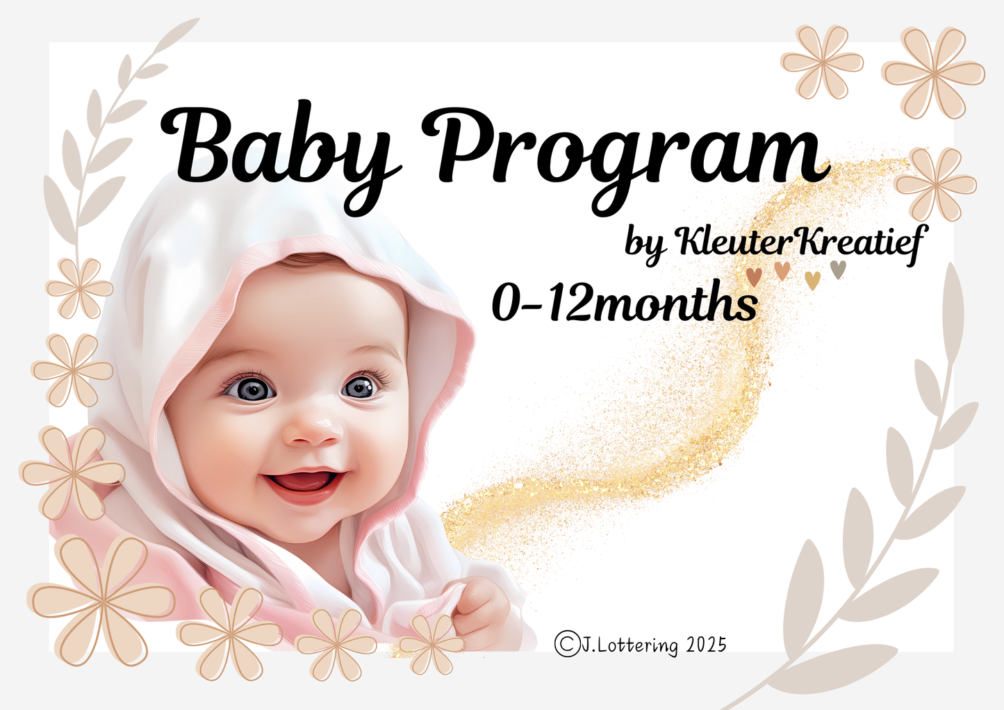 Baby Development Program 0–12 Months | Daily Activities & Milestones (PDF)