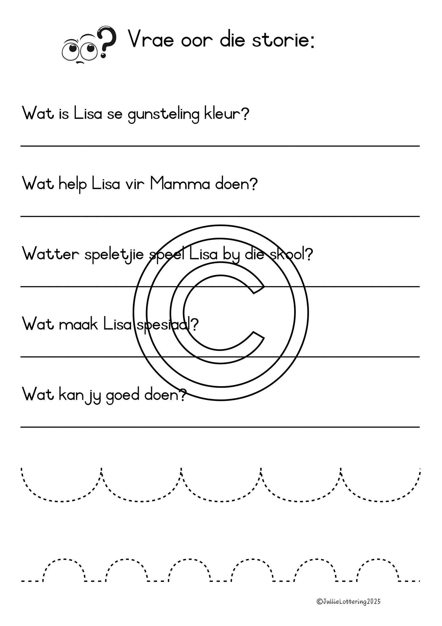Lisa se talente - Begripslees graad 1