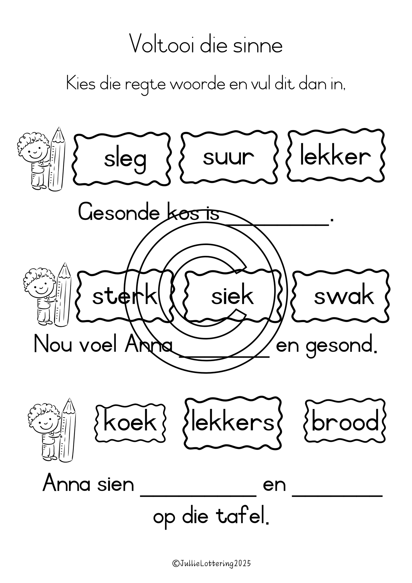 Lekker en Gesond Begripstoets Graad 1