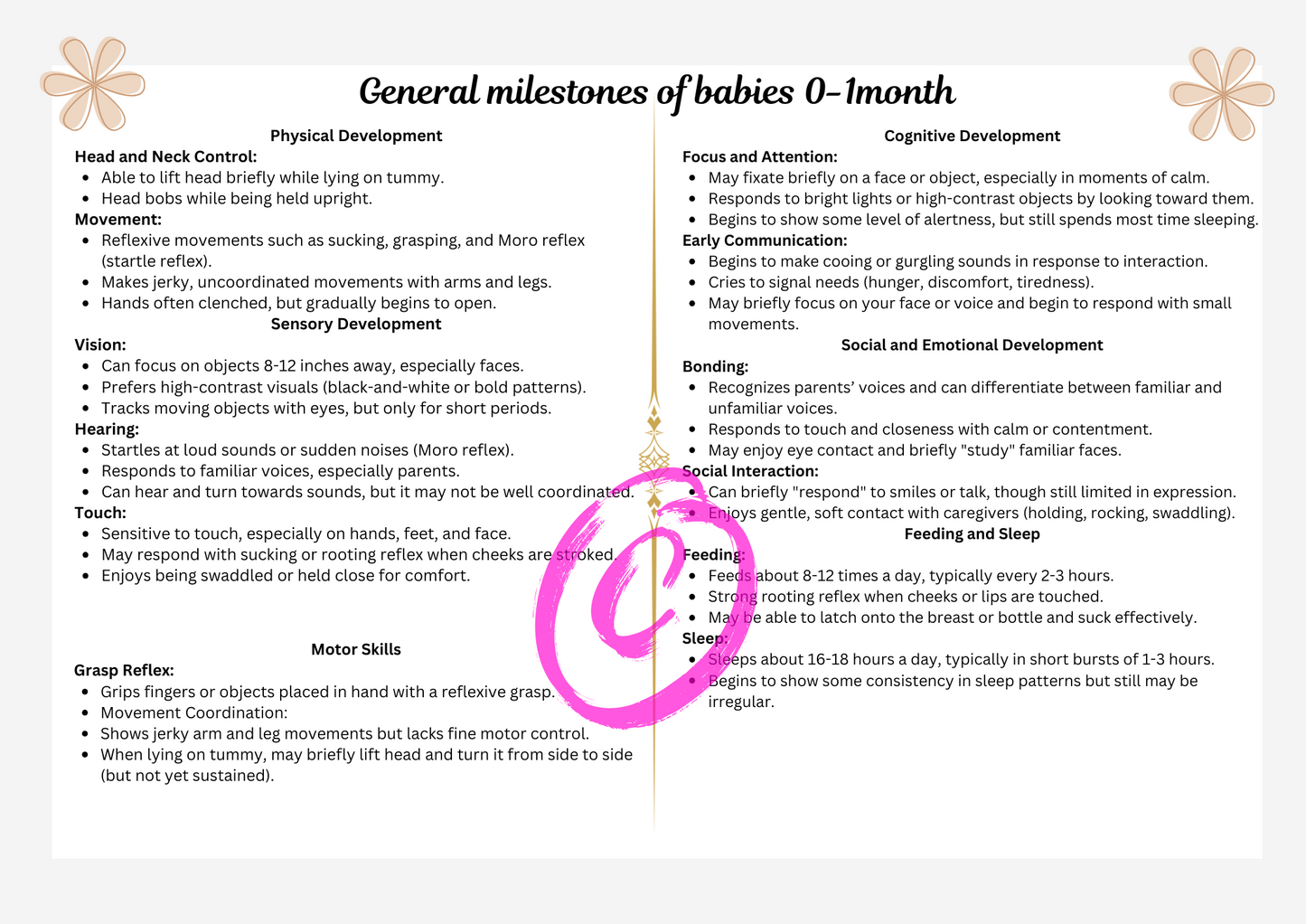 Baby Development Program 0–12 Months | Daily Activities & Milestones (PDF)