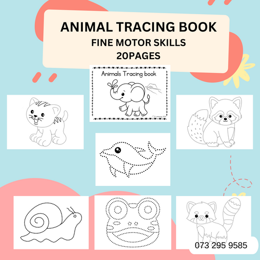 Animal tracing booklet
