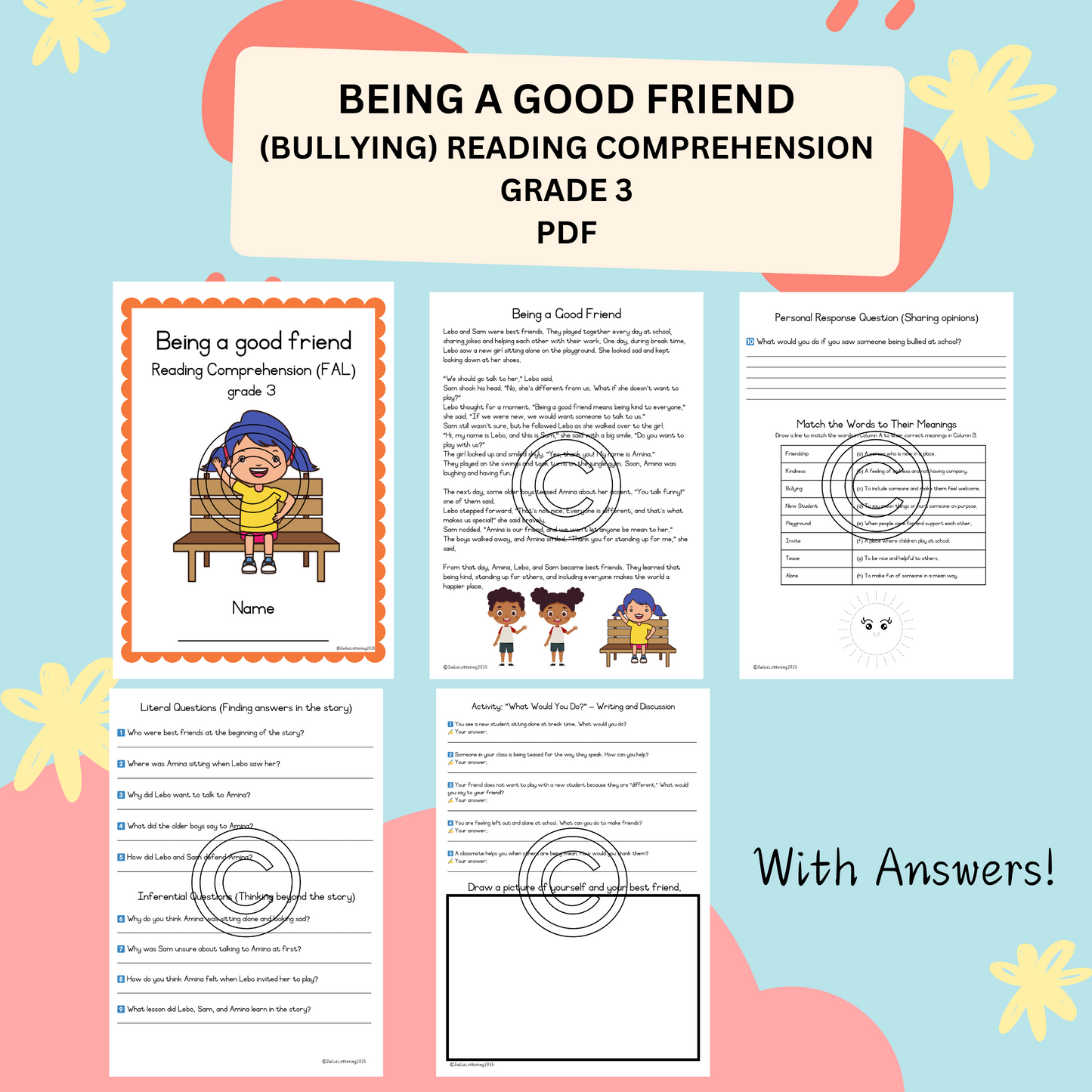 Being a good friend - Grade 3 FAL