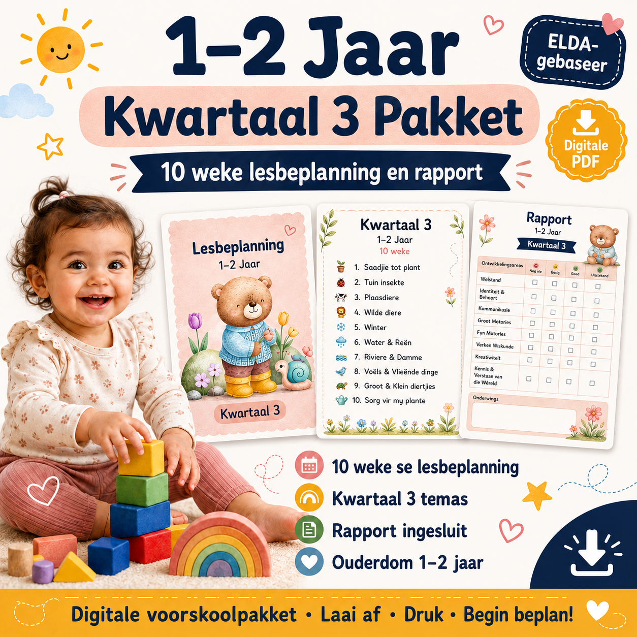 1–2 Jaar Kwartaal 3 Pakket – Afrikaans
