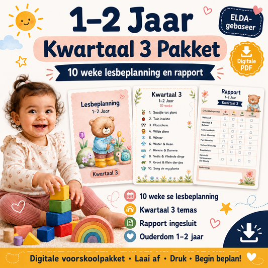 1–2 Jaar Kwartaal 3 Pakket – Afrikaans