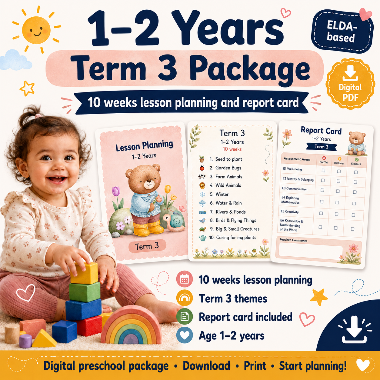 1–2 Years Term 3 Preschool Package 2026