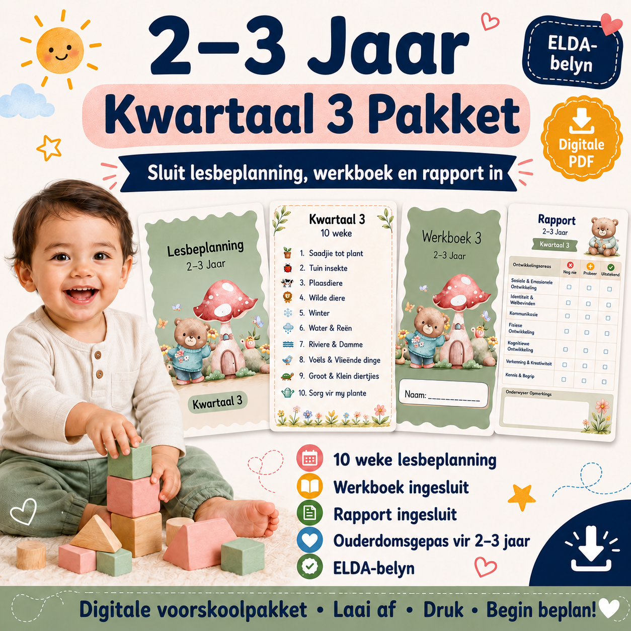 2–3 Jaar Kwartaal 3 Pakket – Afrikaans 2026