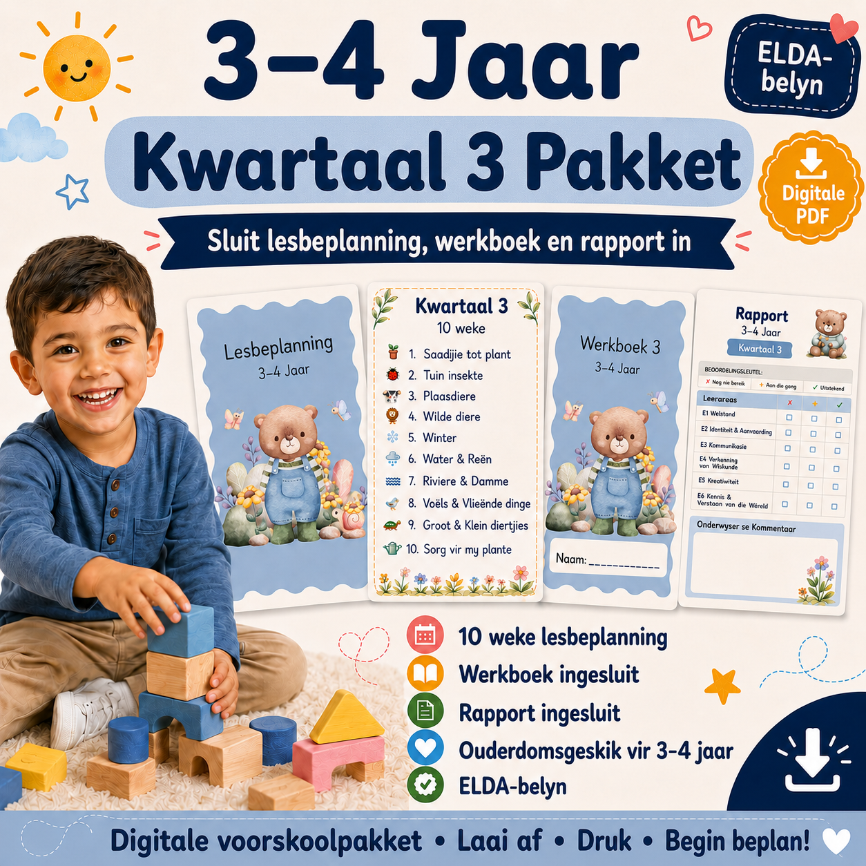 3–4 Jaar Kwartaal 3 Pakket – Afrikaans 2026