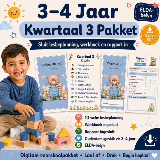 3–4 Jaar Kwartaal 3 Pakket – Afrikaans 2026