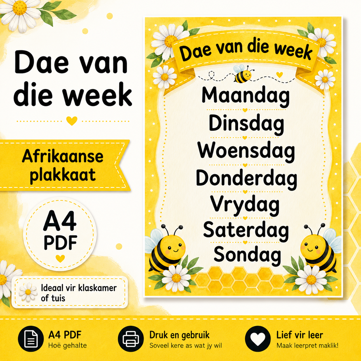 Dae van die week - Bytjie tema
