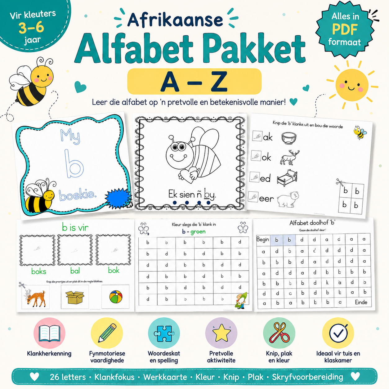 Alfabet pakket a-z