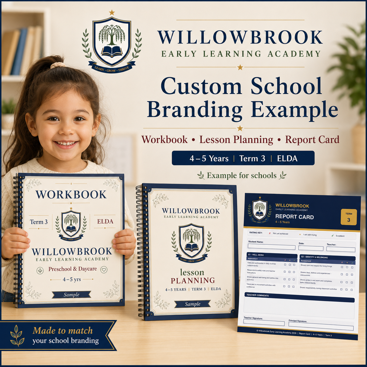 Custom Covers with Your Logo – English 2023/2024 Curriculum