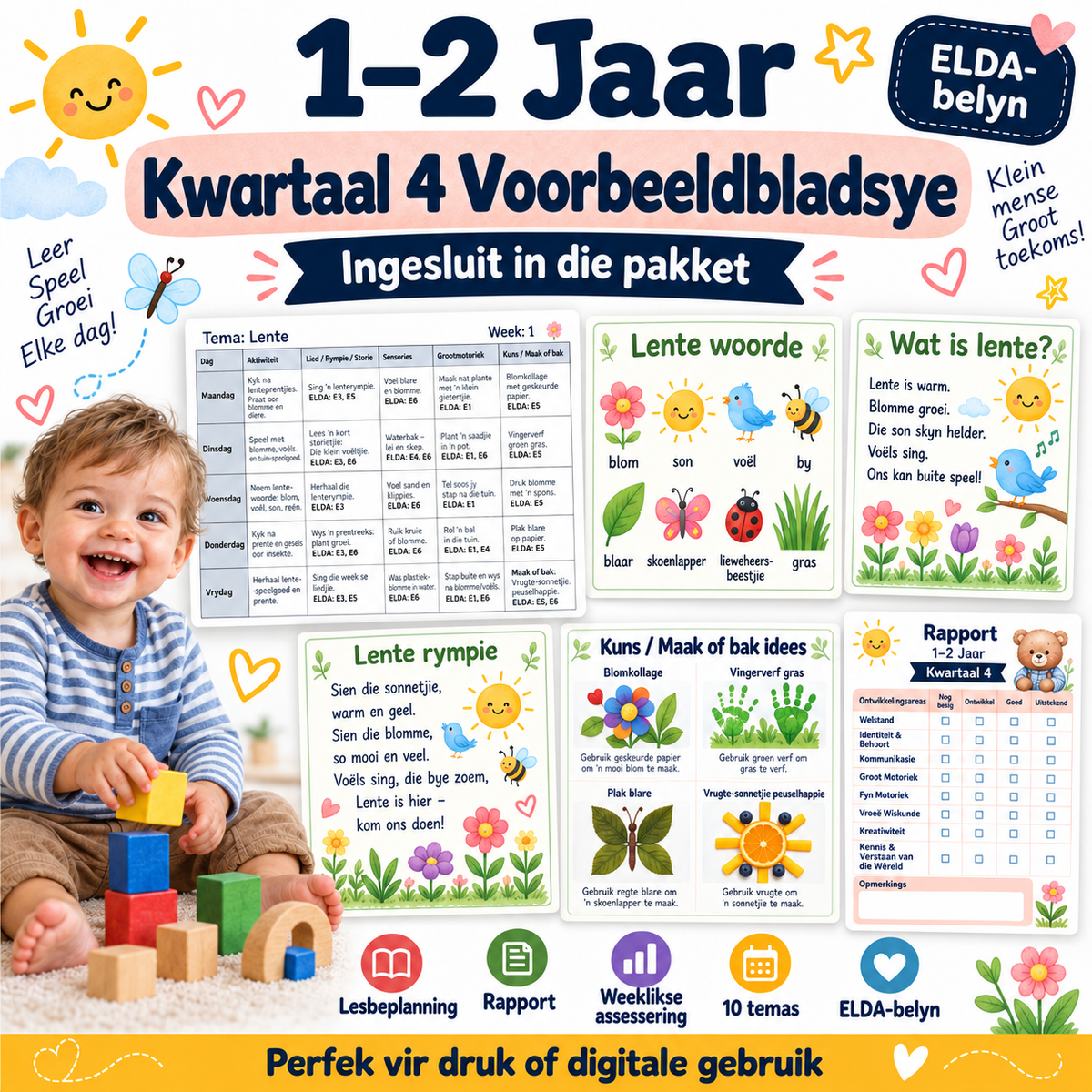 1–2 Jaar Kwartaal 4 Pakket – Afrikaans