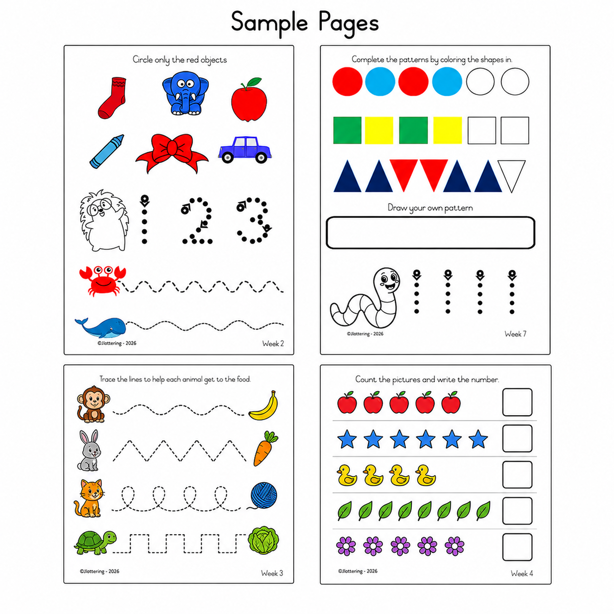Grade R Workbook Bundle - Printed books English