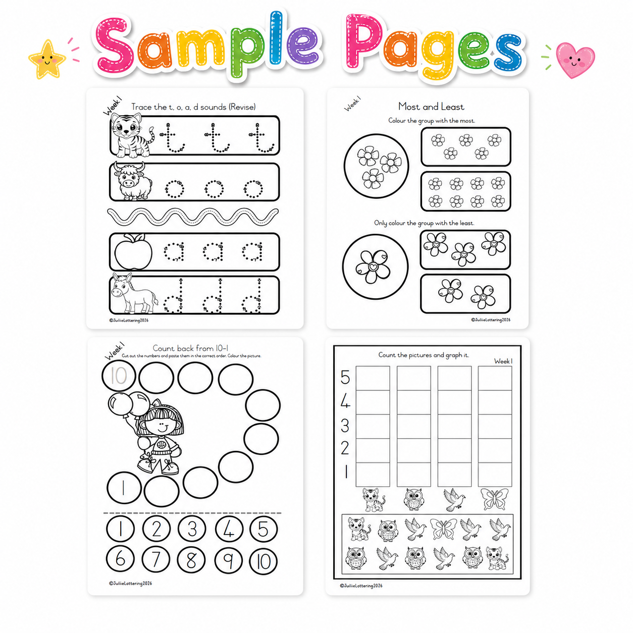 Grade R Workbook Bundle - Printed books English