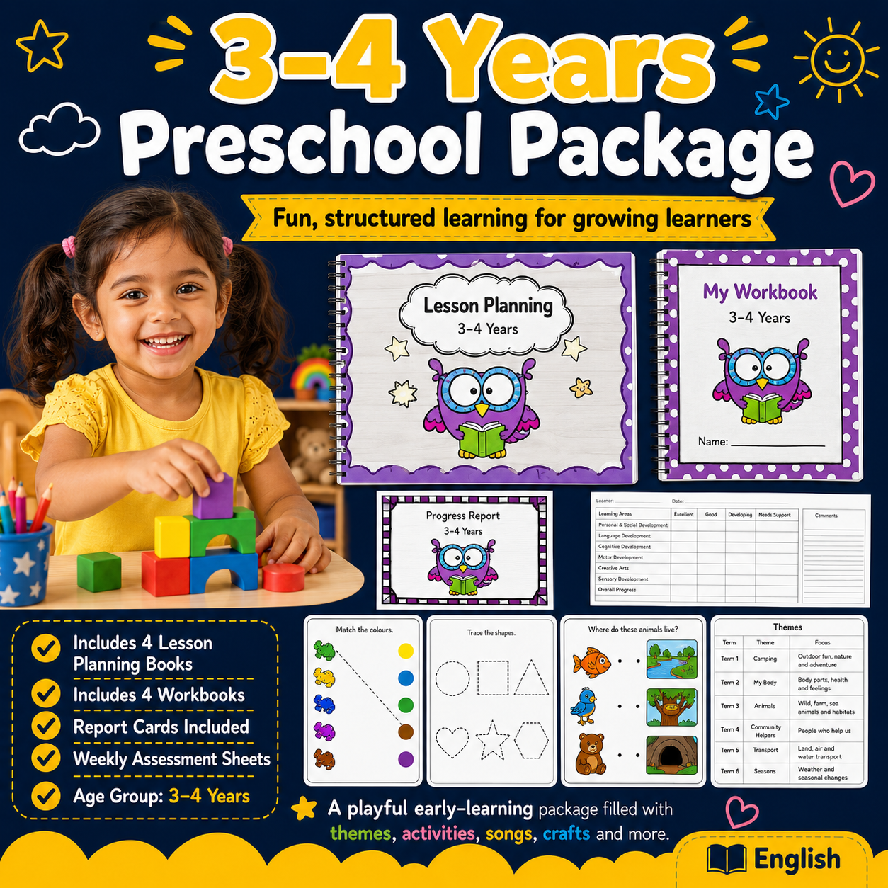 Complete Preschool Curriculum 2023/2024  English