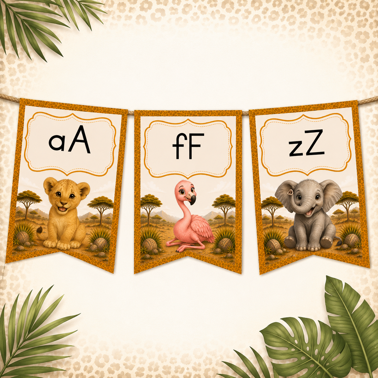 Safari Klas Dekor Bundel – Afrikaans