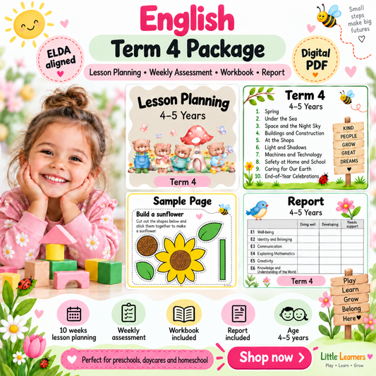 Term 4 Bundle – All Ages | English