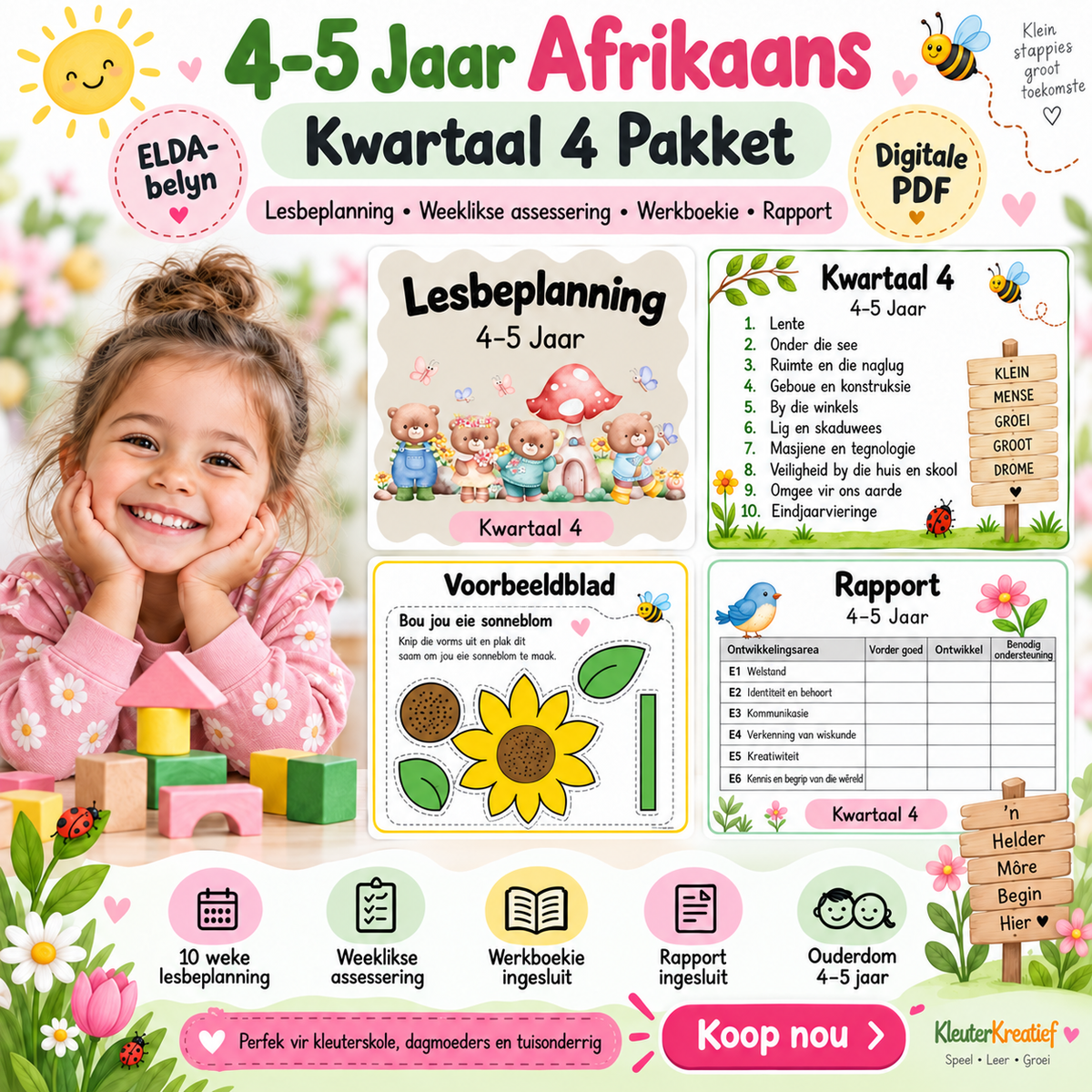 4–5 Jaar Term 4 Pakket – Afrikaans