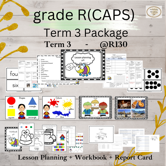 Grade R Term 3 CAPS Package – English (Printable PDF)