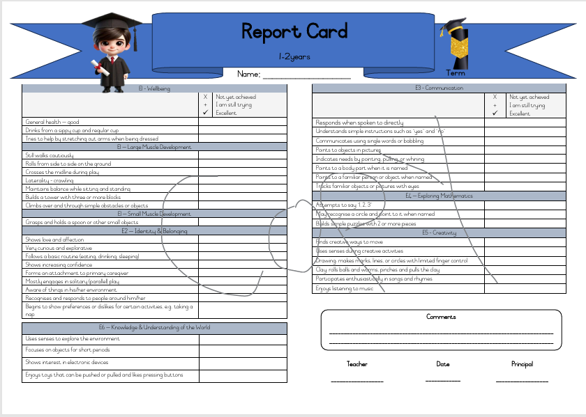 Mega Report Card Bundle: English + Afrikaans (ELDA)