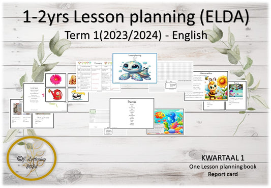 1–2 Year ELDA Full Year Curriculum (English) – Term 1–4 | PDF & Word