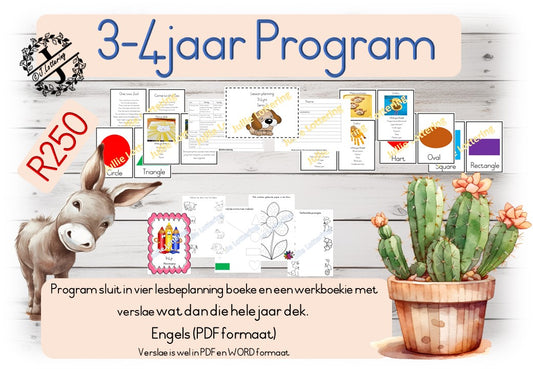 3-4yrs Curriculum English