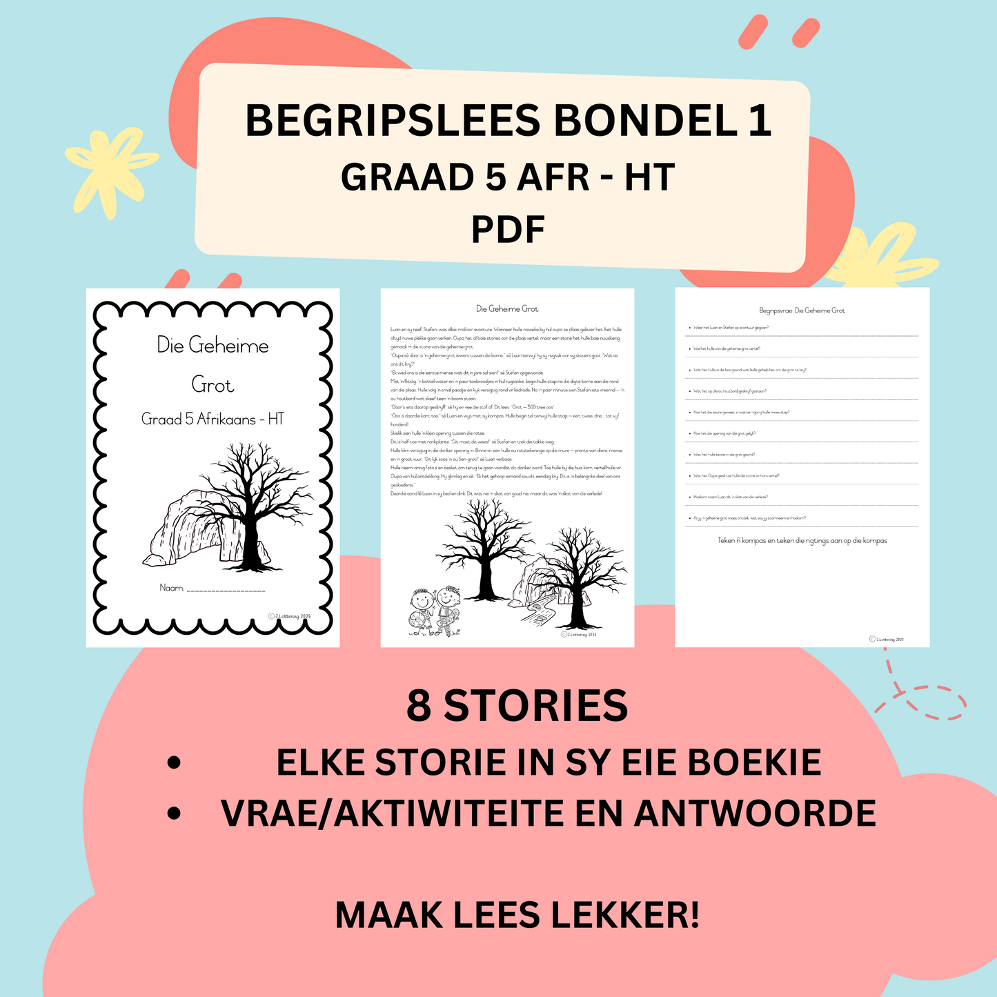 Begripslees Afrikaans HT - Graad 5