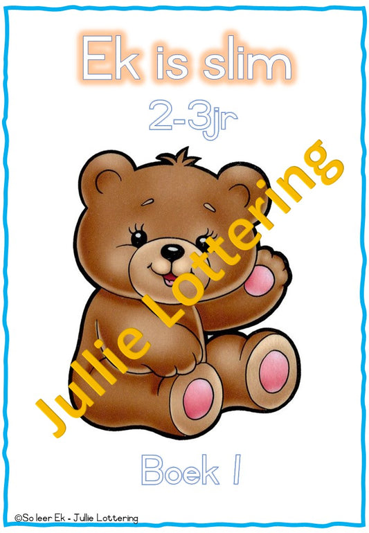 Ek is Slim Werkboekie – 2–3 Jaar – Afrikaans (Drukbare PDF)