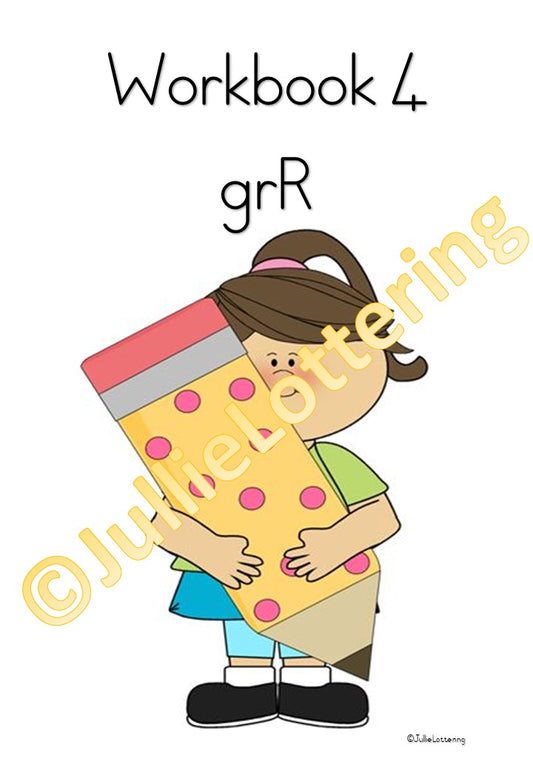 Grade R Workbook – Term 4 – English (Printable PDF)