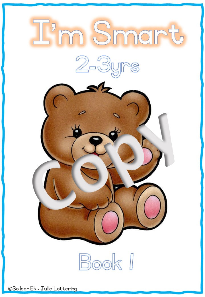 I’m Smart Workbook – 2–3 Years – English (Printable PDF)