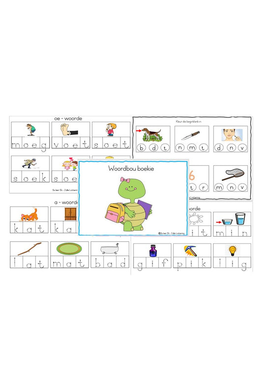 Woordbou Werkboekie – Graad 1–2 – Afrikaans (Drukbare PDF)