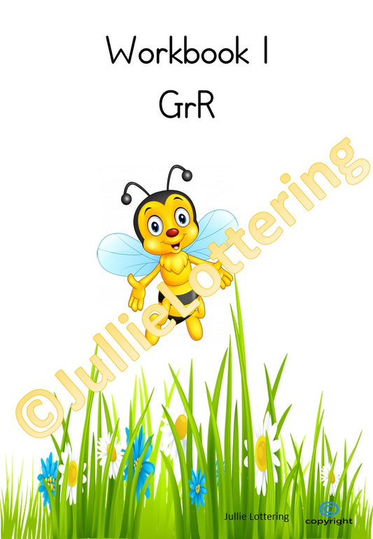 Grade R Workbook – Term 1 – English (Printable PDF)