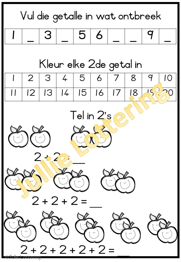 Ek is Slim Werkboekie 1 – Graad 1 – Afrikaans (Drukbare PDF)