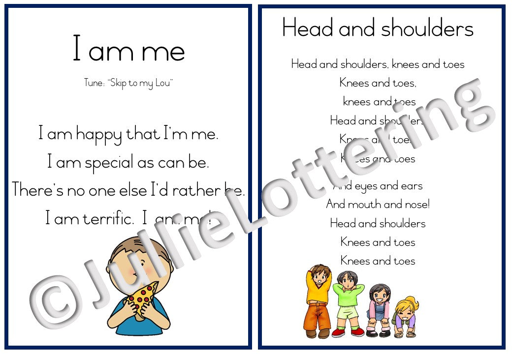 Lesson planning 2-3yrs Term 1 English