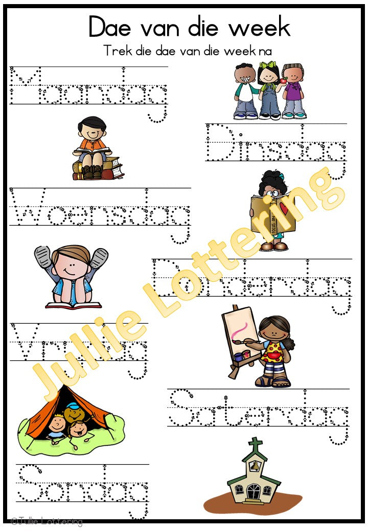 Ek is Slim Werkboekie 1 – Graad 1 – Afrikaans (Drukbare PDF)