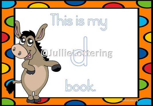 Alphabet letter-d book