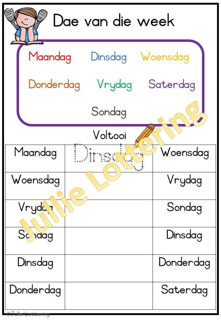 Ek is Slim Werkboekie 1 – Graad 1 – Afrikaans (Drukbare PDF)